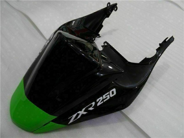 Plástico Kawasaki EX250 2008-2012 - Negro Verde Plástico Kawasaki EX250 2008-2012 - Negro Verde