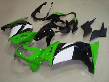 Plástico Kawasaki ZX 250R 2008-2012 - Verde Blanco Negro