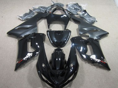 Plástico Kawasaki ZX6R 2005-2006 - Negro Ninja 636