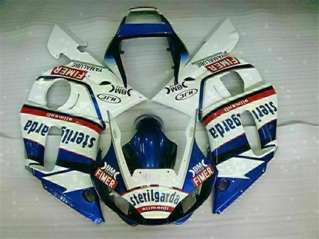 Plástico Yamaha R6 1998-2002 - Azul Blanco Plástico Yamaha R6 1998-2002 - Azul Blanco