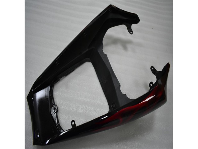 Plástico Yamaha R6 2003-2005 - Negro Rojo Llama Plástico Yamaha R6 2003-2005 - Negro Rojo Llama